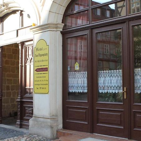 Hotel garni Am Dippeplatz Quedlinburg Bagian luar foto